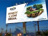Billboard pro stavební společnost PALIS (vizualizace)